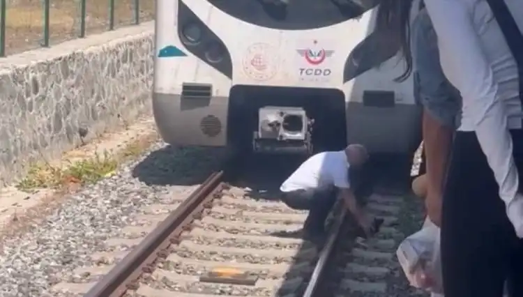 Raylardaki Kediyi Fark Eden Makinistin Kahramanlığı Marmaray'ı Durdurdu