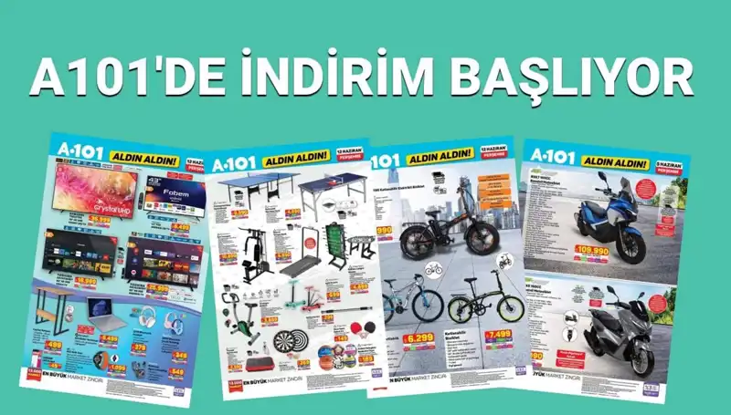 A101'in 12 Haziran Aktüel Kataloğu: Spor, Oyun ve Teknoloji Ürünleriyle Dolu!