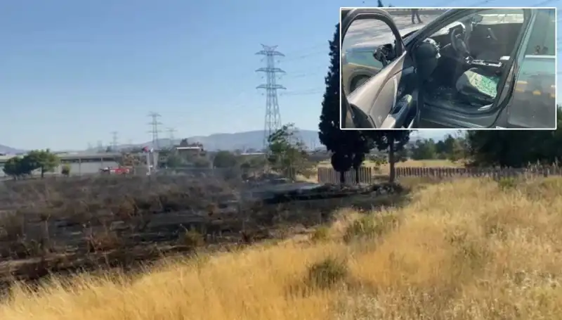 İzmir'de Otluk Alanda Çıkan Yangın, AVM Otoparkını Tehdit Ediyor!