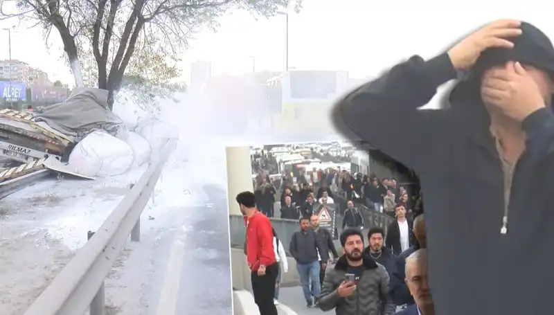 D-100 Karayolu'nda Alçı Yüklü TIR Kazası Trafiği Felç Etti!