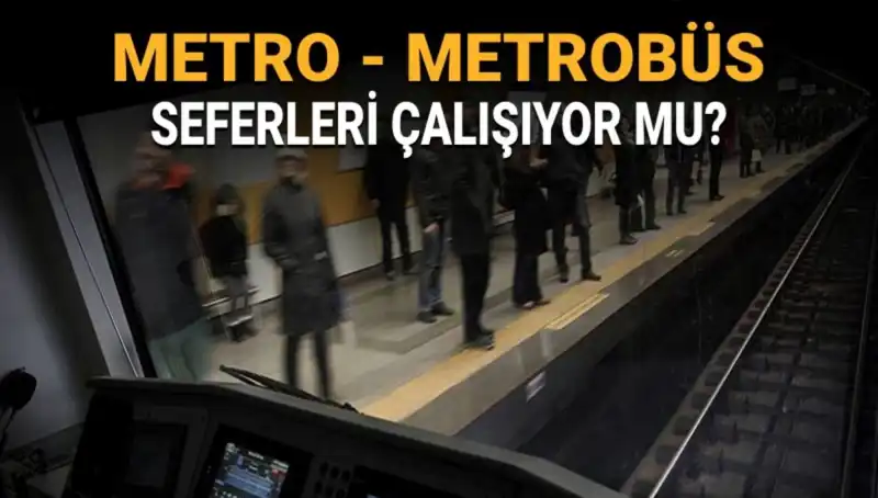 İstanbul'da Bugün Metrobüs ve Metro Seferleri Nasıl? Grev Hakkında Her Şey