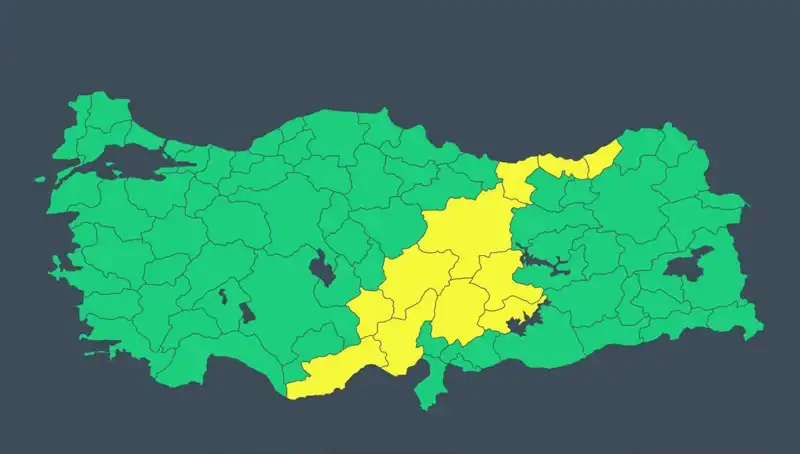 11 İlde Sağanak ve Fırtına Uyarısı: Vatandaşlar Dikkat!