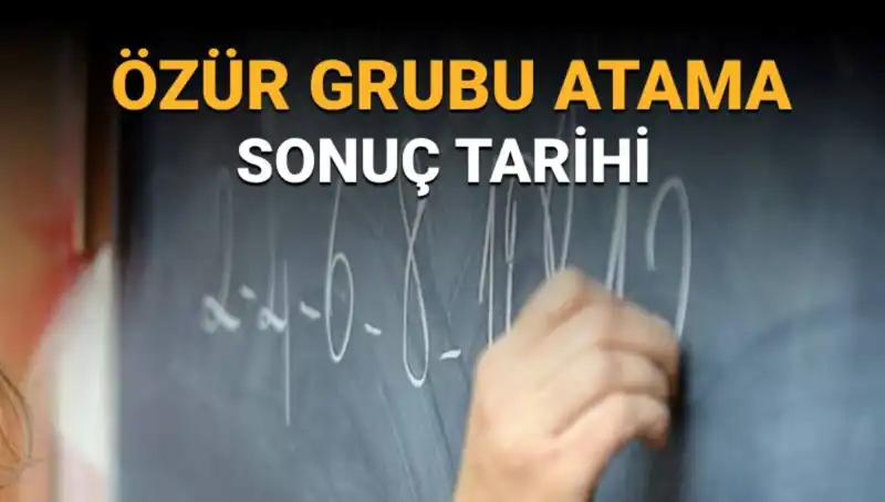 Özür Grubu Atama Sonuçları: Mazerete Bağlı Atamalar Ne Zaman Açıklanacak?