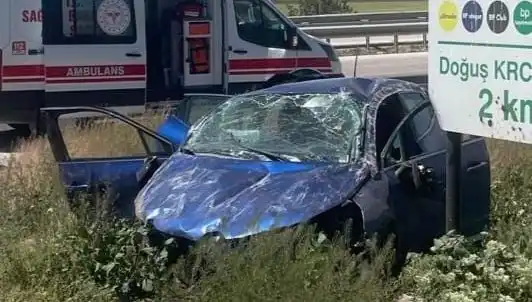 Kontrolden Çıkan Araç Takla Attı: Merak Edilen 2 Yaralı Kim?
