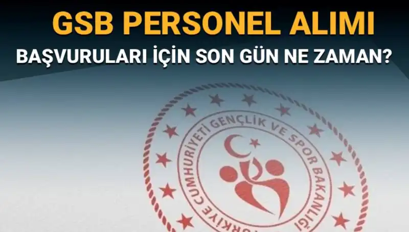 Gençlik ve Spor Bakanlığı Personel Alımı İçin Son Başvuru Tarihleri Açıklandı