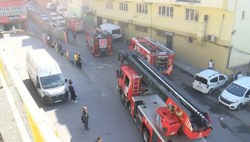 İstanbul'daki Tekstil Atölyesinde Patlayan Yangın, Korku Dolu Anlar Yaşattı